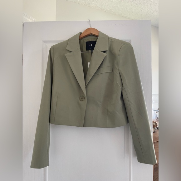 7 for all mankind Blazer Green - Picture 1 of 2